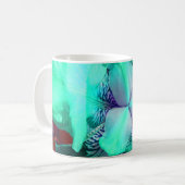 Light Blue Iris Blume Tasse (Vorderseite Links)