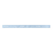 Light Blue It is a Boy Personalisiert Ribbon Satinband (Vorderseite)