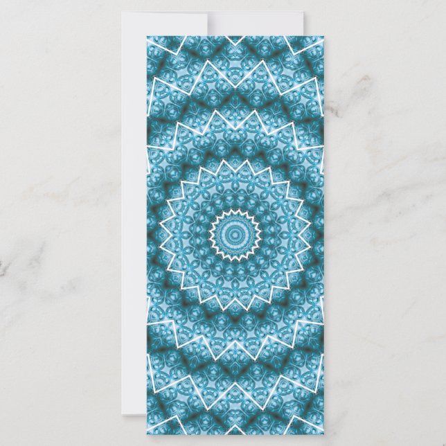Light Blue Kaleidoscope / Mandala (Vorderseite)
