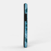 Light Blue Kaleidoscope / Mandala Case-Mate iPhone Hülle (Hinten/Rechts)