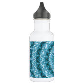 Light Blue Kaleidoscope / Mandala Edelstahlflasche (Links)
