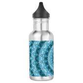Light Blue Kaleidoscope / Mandala Trinkflasche (Links)