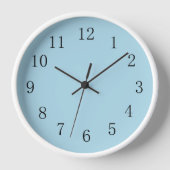 Light Blue Kitchen Wall Clock Uhr (Vorderseite)
