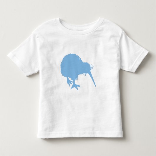 Light Blue Kiwi Kleinkind T-shirt (Vorderseite)