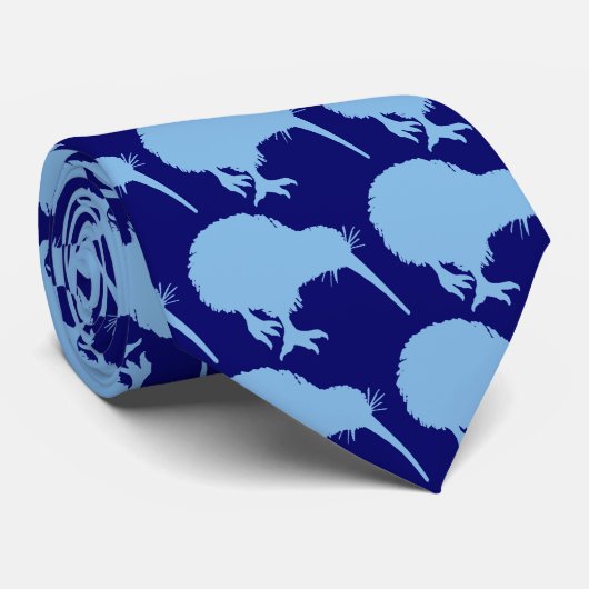 Light Blue Kiwi Krawatte (Gerollt)