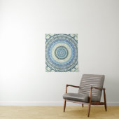 Light Blue Lavender Mandala Wandteppich (Beispiel)