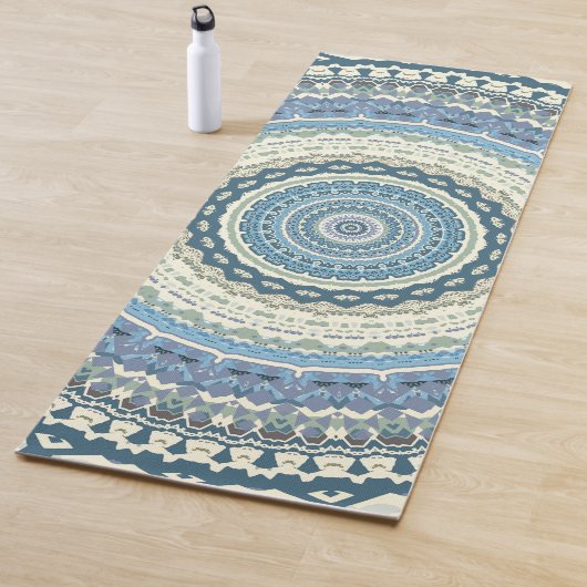 Light Blue Lavender Mandala Yogamatte (Beispiel)
