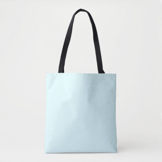 Light Blue Leinwand Tote Bag Tasche (Vorderseite)