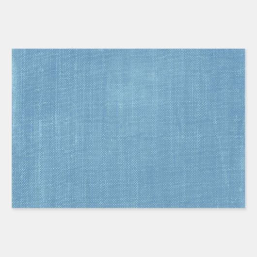 Light Blue Look of Fabric Geschenkpapier Set (Vorderseite 3)