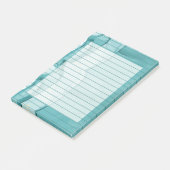 Light Blue Marble Elegant Modern Pattern Post-it Klebezettel (angewinkelt)