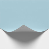 Light Blue Matte Wrapping Paper Geschenkpapier (Ecke)