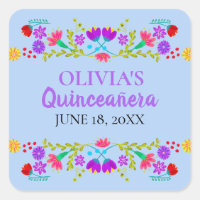 Light Blue Mis Quince Anos Mexican Fiesta Blume