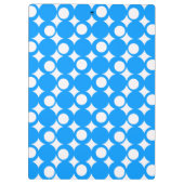 Light Blue Mod Ball Design @ Emporio Moffa Klemmbrett (Rückseite)