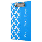 Light Blue Mod Ball Design mit benutzerdefiniertem Klemmbrett (Links)