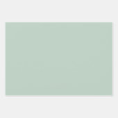 Light Blue Modern Groovy Daisy Blume Geschenkpapier Set (Vorderseite 3)