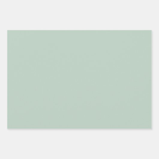 Light Blue Modern Groovy Daisy Blume Geschenkpapier Set (Vorderseite 3)