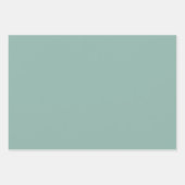 Light Blue Modern Groovy Daisy Blume Geschenkpapier Set (Vorderseite 2)