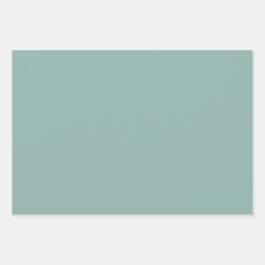 Light Blue Modern Groovy Daisy Blume Geschenkpapier Set (Vorderseite 2)