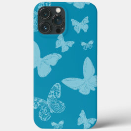 Light Blue Monarch Butterfells Case-Mate iPhone Hülle