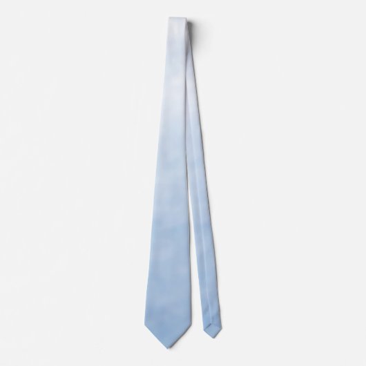Light Blue Monochromatic Ombre Wedding Neck Tie Krawatte (Vorderseite)