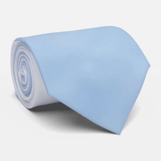 Light Blue Monochromatic Ombre Wedding Neck Tie Krawatte (Gerollt)