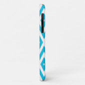 Light Blue Moods Diamond Chevrons Case-Mate iPhone Hülle (Hinten/Links)