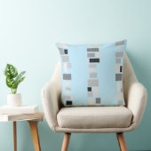 Light Blue MOSIAC TILES DESIGN Retro Throw Kissen (Stuhl )