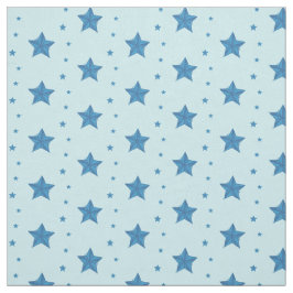 Light Blue Nautical Star Baumwollstoff von Yard Stoff