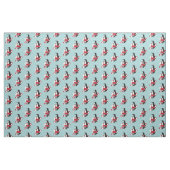 Light Blue Niedlich Cartoon Pinguin Schwimmbad Kin Stoff (Fat Quarter (45,7 x 55,9 cm))