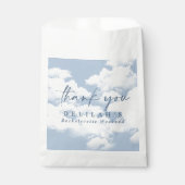Light Blue "On Cloud Nine" Bachelorette Geschenktütchen (Vorderseite)