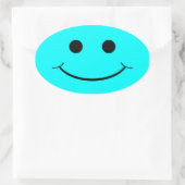 Light Blue Oval Face Stickers (Tasche)