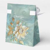 Light Blue Palette auf einem Bronze Gold Barogue D Geschenkschachtel (Rückseite)