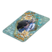 Light Blue Palette auf einem Bronze Gold Barogue D Magnet (Linke Seite)