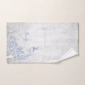 Light Blue Peacock Personalisierte Badetücher Badhandtuch Set (Handtuch)