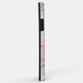 Light Blue Pink Agate Marble Trendy Collection Case-Mate iPhone Hülle (Hinten/Rechts)