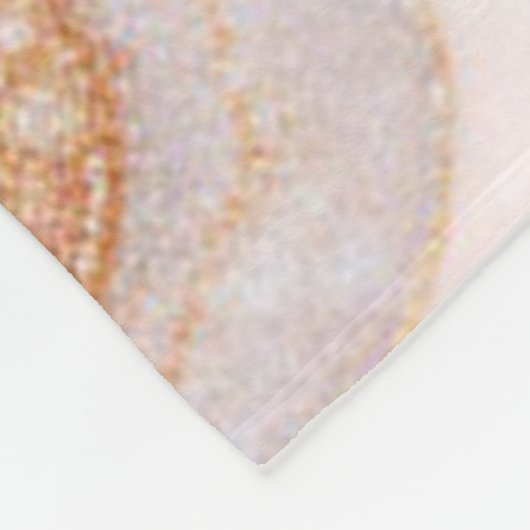 Light Blue Pink Agate Marble Trendy Collection Fleecedecke (Ecke)