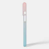 Light Blue Pink Gradient Moderne Minimale Schrift Case-Mate iPhone Hülle (Rückseite / Links)