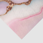 Light Blue Pink Marble Agate Modern Collection Seidenpapier (Ausschnitt)