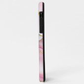 Light Blue Pink Marble Agate Trendy Collection Case-Mate iPhone Hülle (Hinten/Links)