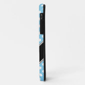 Light Blue Polka Dot personalisiert iPhone 5 Fall Case-Mate iPhone Hülle (Hinten/Links)