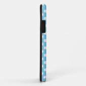 Light Blue Polka Dot personalisiert iPhone 5 Fall Case-Mate iPhone Hülle (Hinten/Rechts)