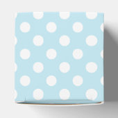 Light Blue Polka Dots Geschenkschachtel (Oben)