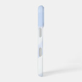 Light Blue Polygon Geometric iPhone 16 Hülle (Rechte Seite)