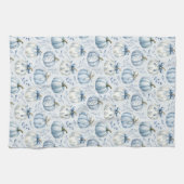 Light Blue Pumpkin Pattern - Küchentücher (Horizontal)