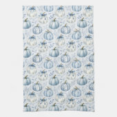 Light Blue Pumpkin Pattern - Küchentücher (Vertikal)