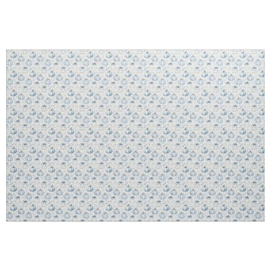 Light Blue Pumpkin Pattern - Stoff (Yard (91,4 cm))