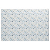 Light Blue Pumpkin Pattern - Stoff (Fat Quarter (45,7 x 55,9 cm))