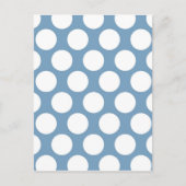 Light Blue Punkt Postkarte (Vorderseite)