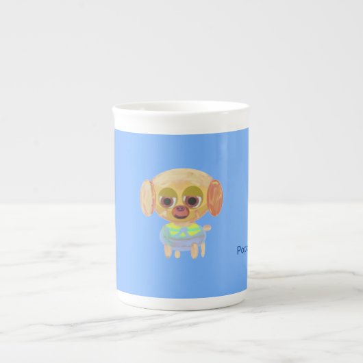 Light Blue Puppy Specialty Tasse (Vorderseite)