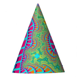 Light Blue Rainbow Remix Partyhütchen